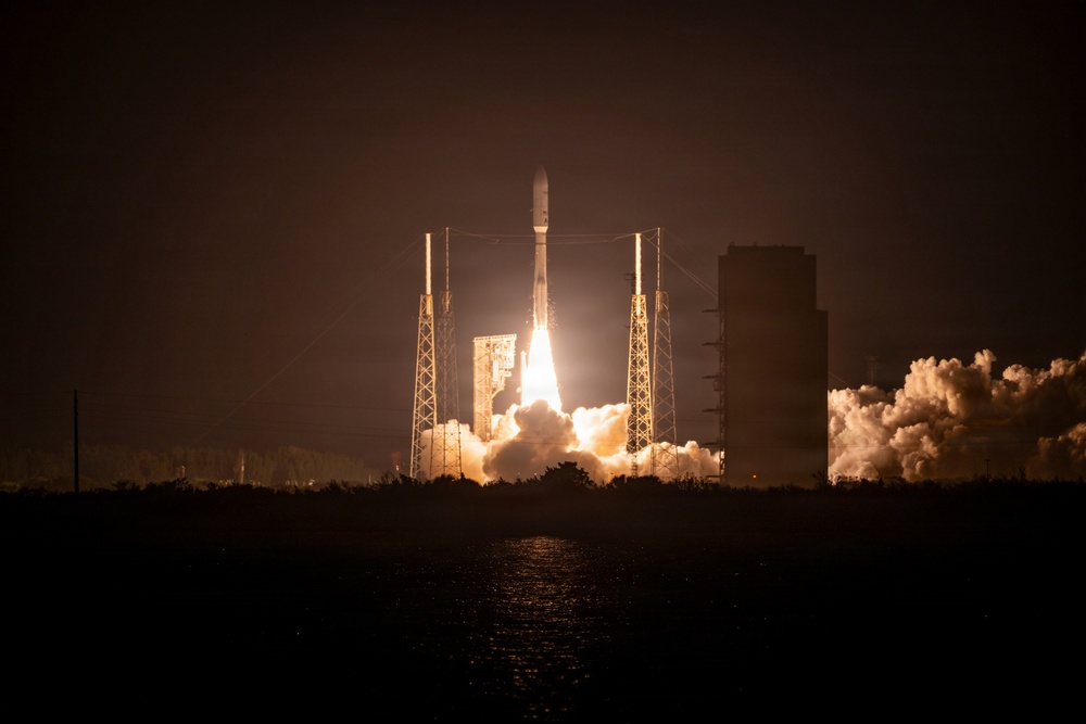 Atlas V launches Leo 6 Mission Launches from Cape Canaveral Space Force Station