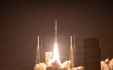 Atlas V launches Leo 6 Mission Launches from Cape Canaveral Space Force Station