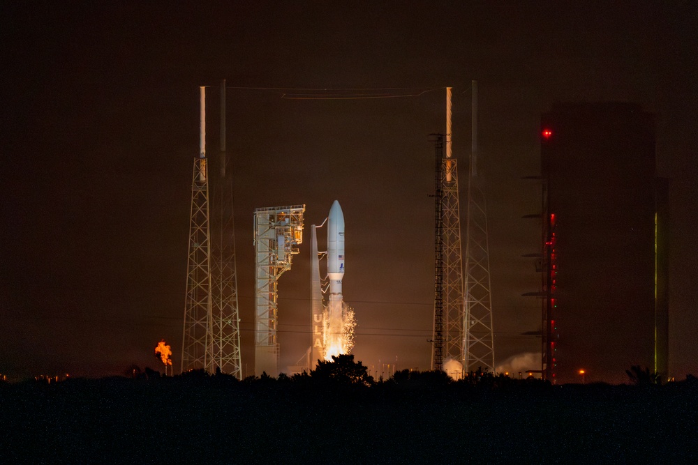 Atlas V launches Leo 6 Mission Launches from Cape Canaveral Space Force Station