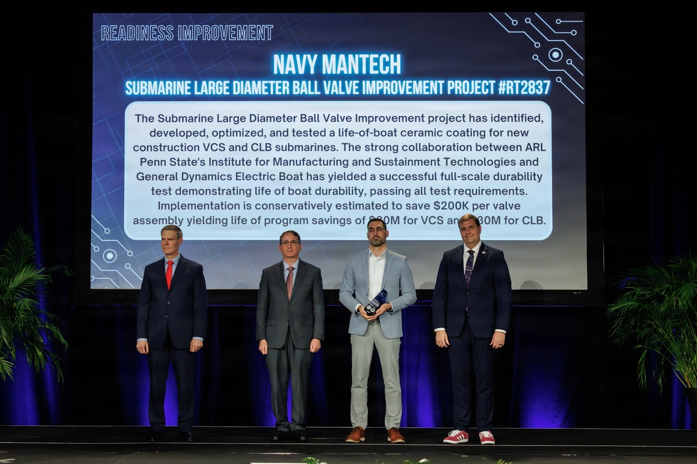 Defense Manufacturing Technology Achievement Awards ceremony