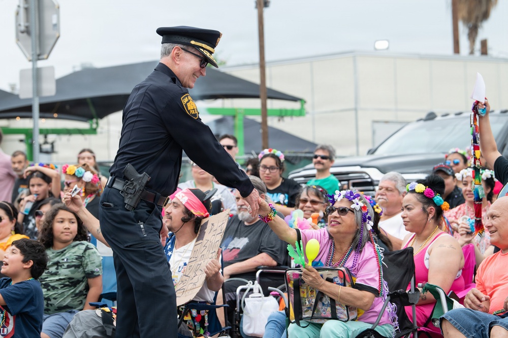 San Antonio Chief of Police at 2026 Battle of Flowers Parade