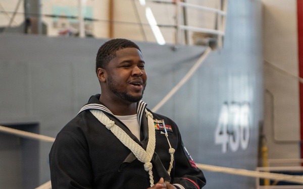MM2 St.Amand and BM2 Hawkins Reenlistment