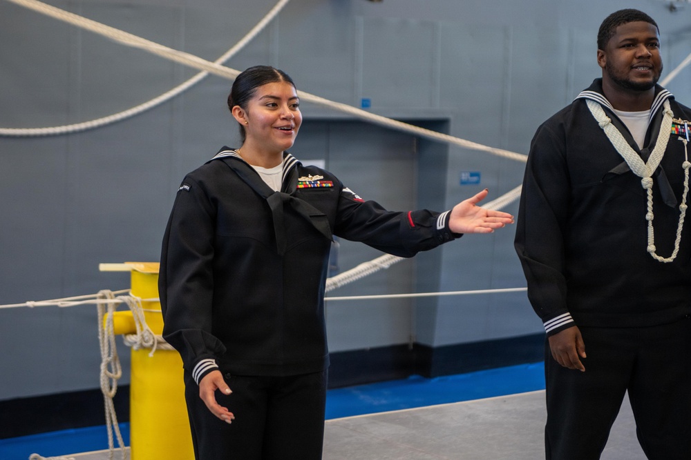 MM2 St.Amand and BM2 Hawkins Reenlistment