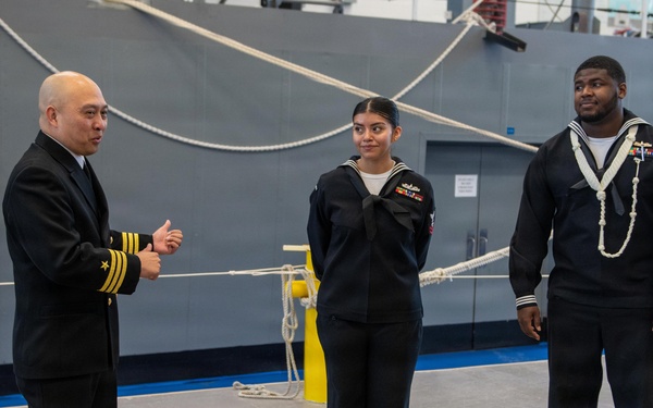 MM2 St.Amand and BM2 Hawkins Reenlistment