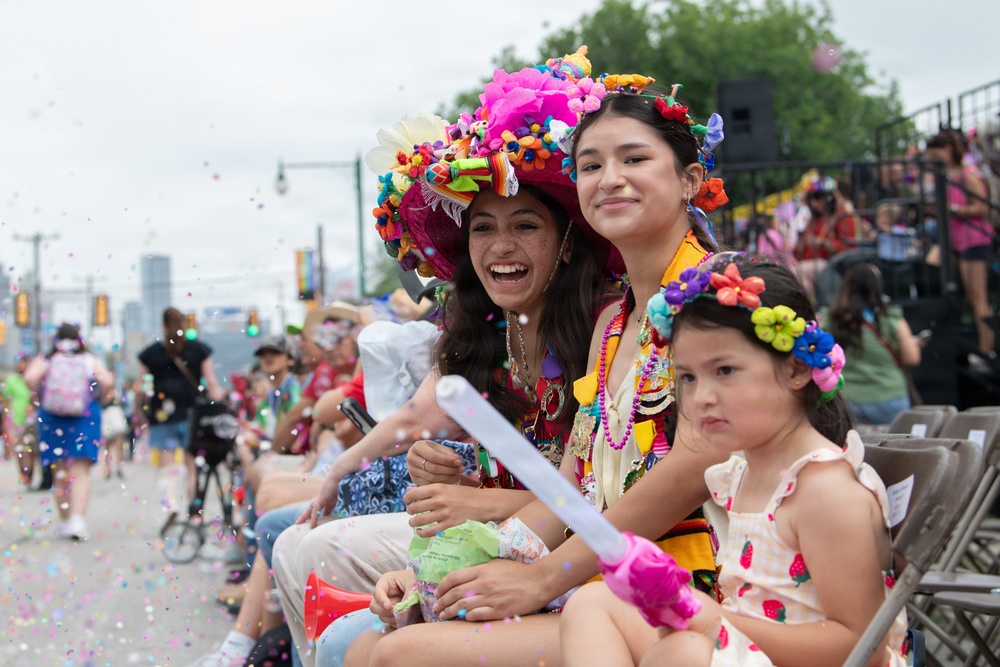 San Antonio locals celebrate the 135th Battle of Flowers Parade