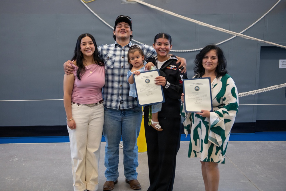 MM2 St.Amand and BM2 Hawkins Reenlistment