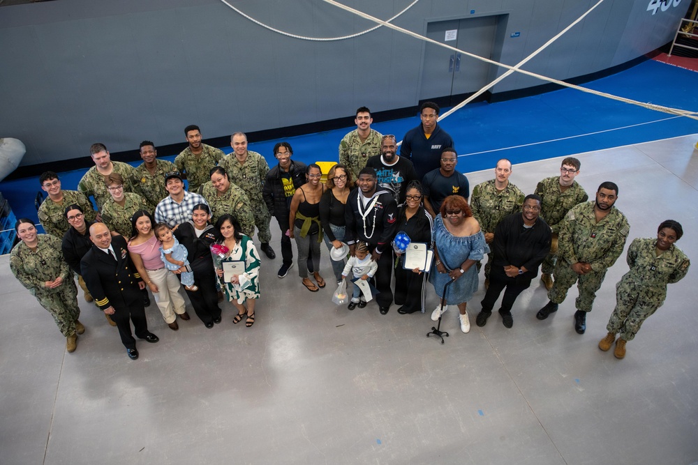 MM2 St.Amand and BM2 Hawkins Reenlistment