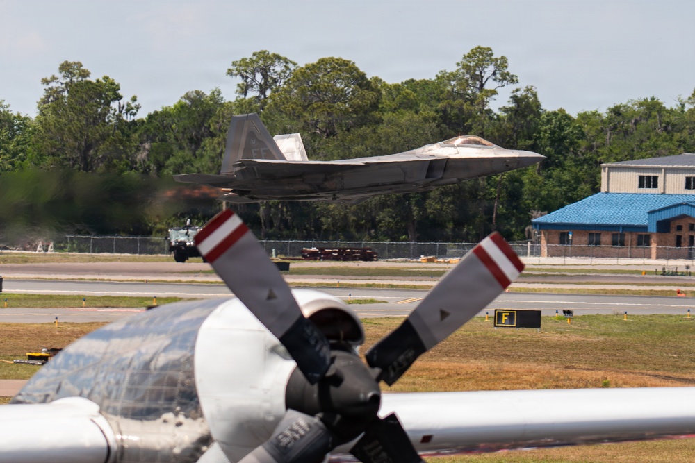 F-22 Aerial Demonstration Team joins 52nd Annual SUN 'n FUN Aerospace Expo