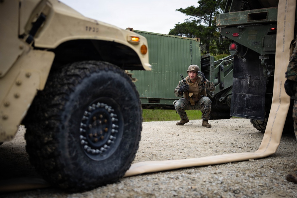 8th ESB Air-Delivered Ground Refueling Site Setup