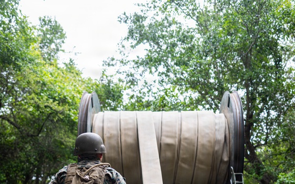 8th ESB Air-Delivered Ground Refueling Site Setup