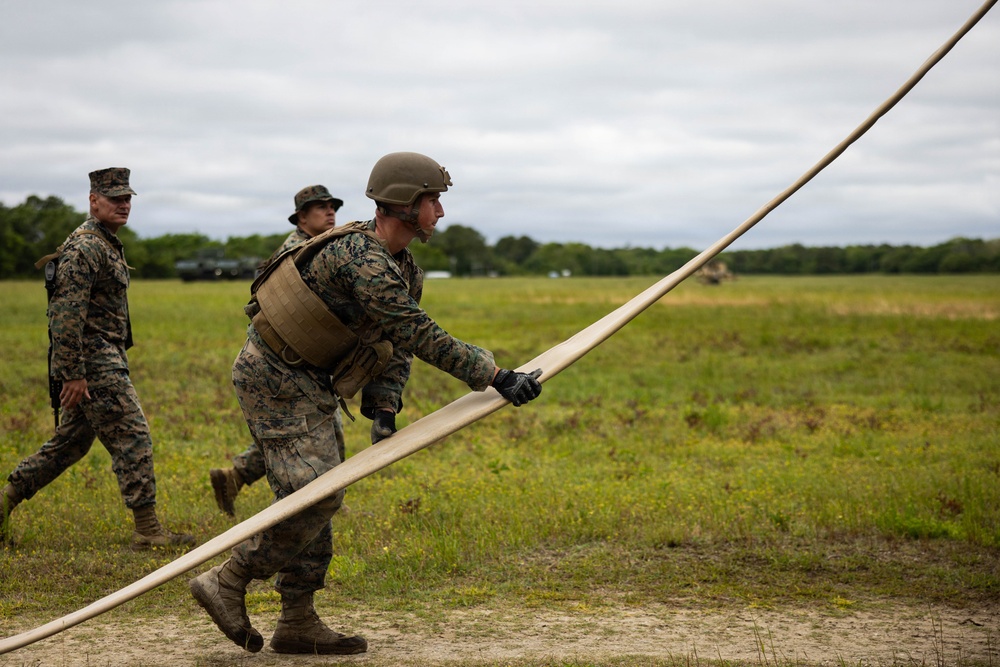8th ESB Air-Delivered Ground Refueling Site Setup