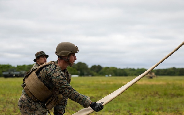 8th ESB Air-Delivered Ground Refueling Site Setup