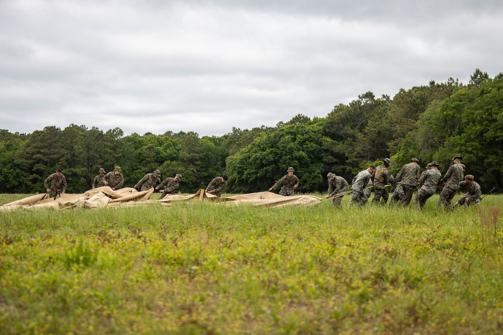 8th ESB Air-Delivered Ground Refueling Site Setup
