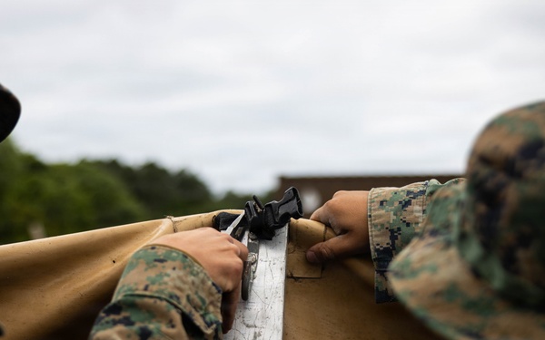 8th ESB Air-Delivered Ground Refueling Site Setup