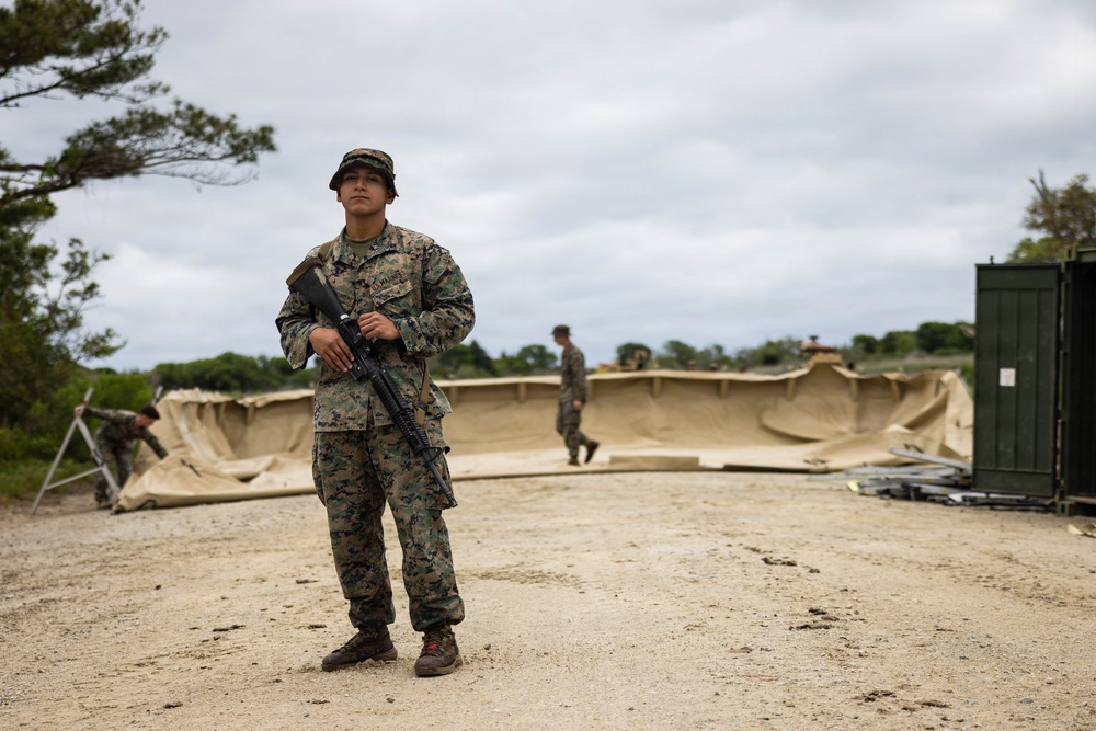 8th ESB Air-Delivered Ground Refueling Site Setup