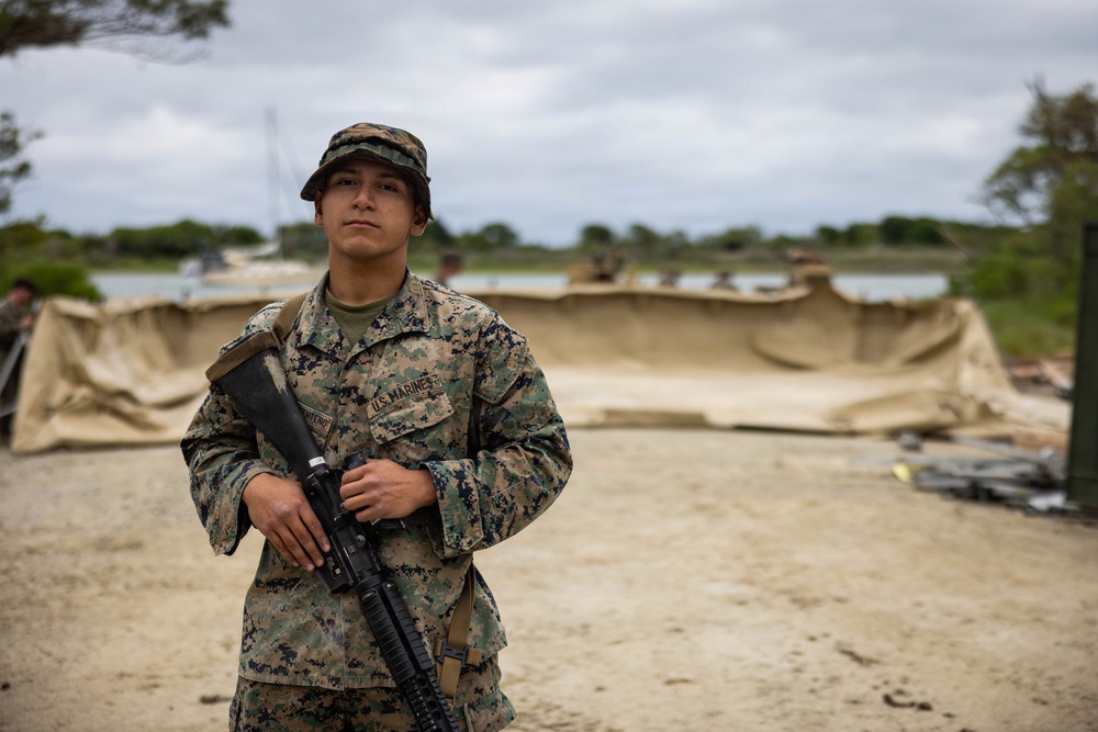 8th ESB Air-Delivered Ground Refueling Site Setup