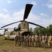 South Carolina National Guard Chinook unit recovers damaged aircraft from field in Savannah