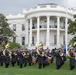 Navy Ceremonial Band at White House for UK Arrival