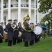 Navy Ceremonial Band at White House for UK Arrival
