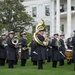 Navy Ceremonial Band at White House for UK Arrival