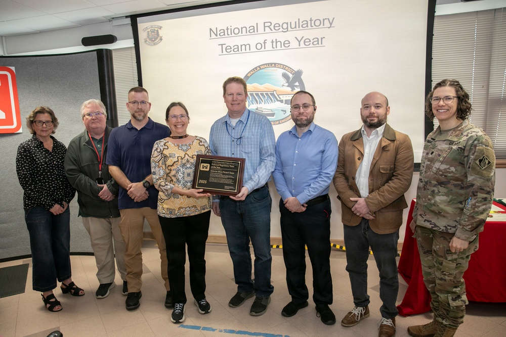 Walla Walla District Personnel Recognized as USACE National Regulatory Team of the Year