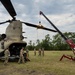 South Carolina National Guard Chinook unit recovers damaged aircraft from field in Savannah