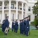 Air Force Ceremonial Band at White House for UK Arrival