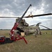 South Carolina National Guard Chinook unit recovers damaged aircraft from field in Savannah