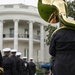 Navy Ceremonial Band at White House for UK Arrival