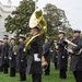 Navy Ceremonial Band at White House for UK Arrival