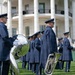 Air Force Ceremonial Band at White House for UK Arrival