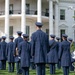 Air Force Ceremonial Band at White House for UK Arrival