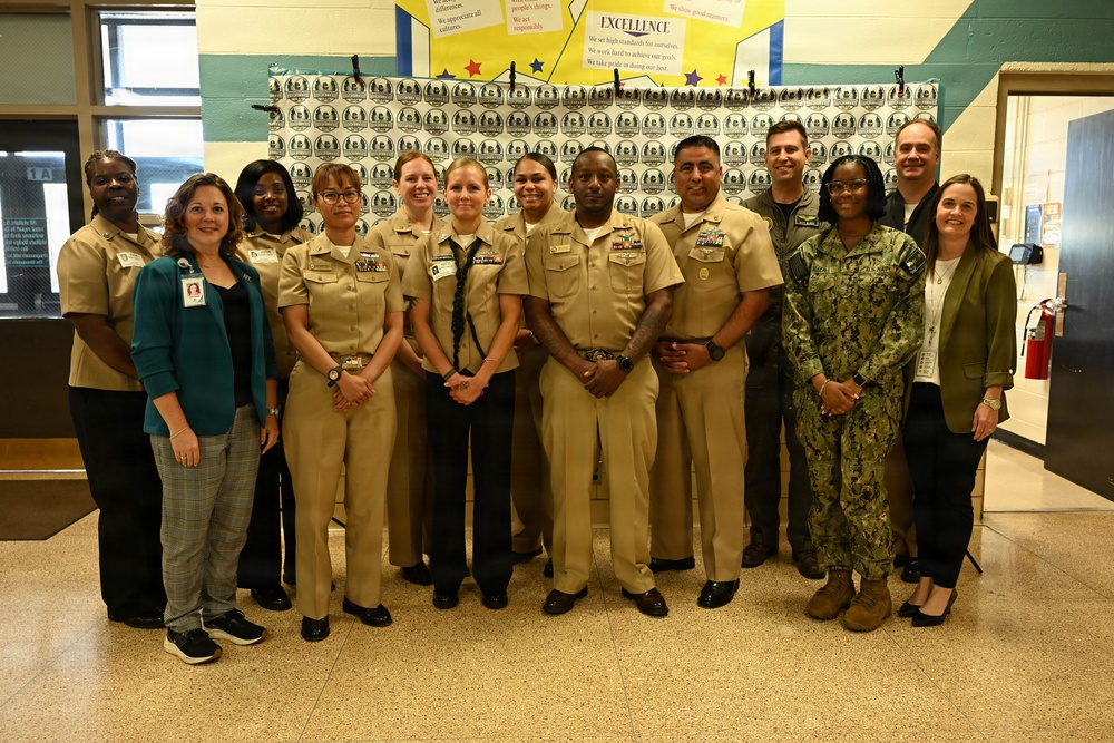 U.S. Navy Community Outreach at Southeastern Elementary School