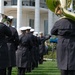 Navy Ceremonial Band at White House for UK Arrival