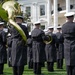 Navy Ceremonial Band at White House for UK Arrival