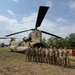 South Carolina National Guard Chinook unit recovers damaged aircraft from field in Savannah