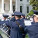 Air Force Ceremonial Band at White House for UK Arrival