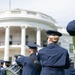 Air Force Ceremonial Band at White House for UK Arrival