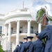 Air Force Ceremonial Band at White House for UK Arrival
