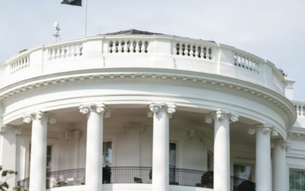 Navy Ceremonial Band at White House for UK Arrival