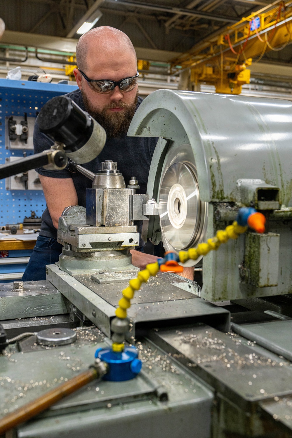 Trident Refit Facility - Bangor Machinist Shop and Pipe Fitters Shop conducts daily manufacturing.