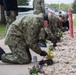 SWESC Great Lakes Students Plant Flowers to Commemorate Sexual Assault Prevention Awareness Month