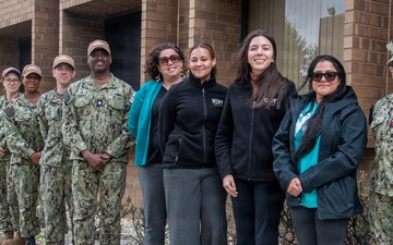 SWESC Great Lakes Students Plant Flowers to Commemorate Sexual Assault Prevention Awareness Month