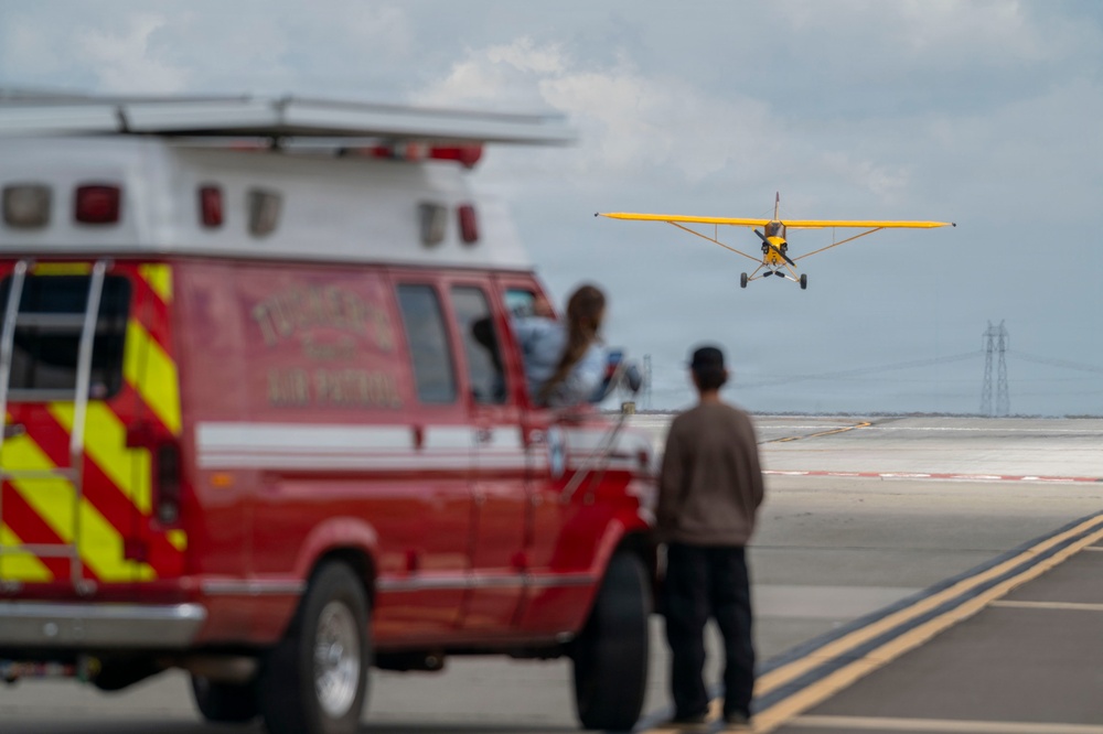 Travis conducts Wings Over Solano air show and open house