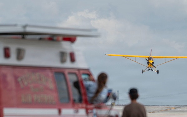 Travis conducts Wings Over Solano air show and open house