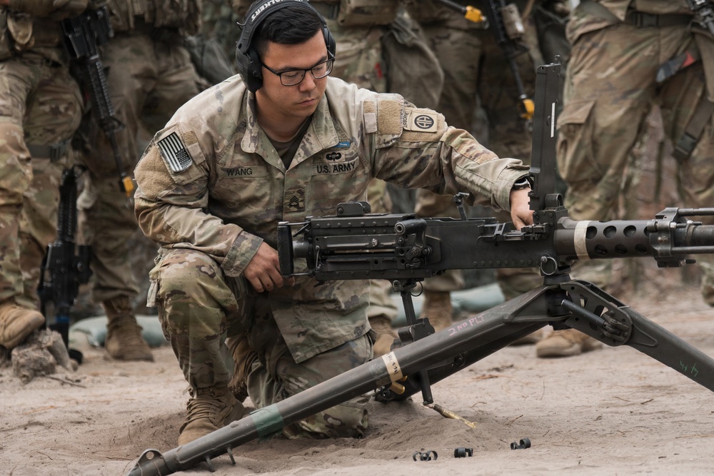 Devil Brigade Trains for Expert Badge Testing