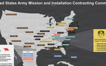 U.S. Army Mission and Installation Contracting Command Locations
