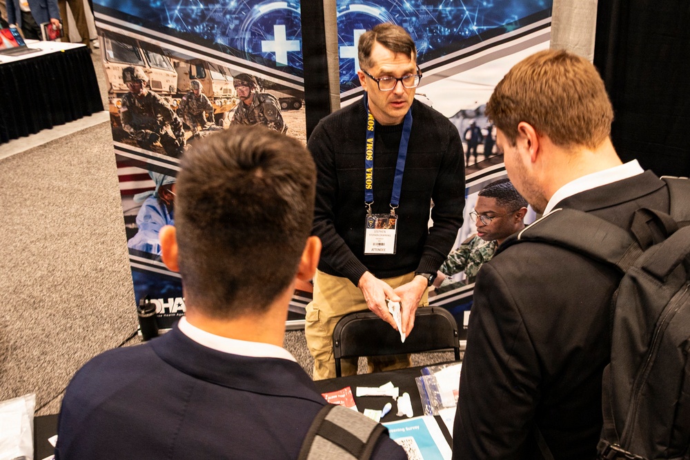 Defense Health Agency’s OPMED team engaging with special operations community during SOMA in Raleigh this week