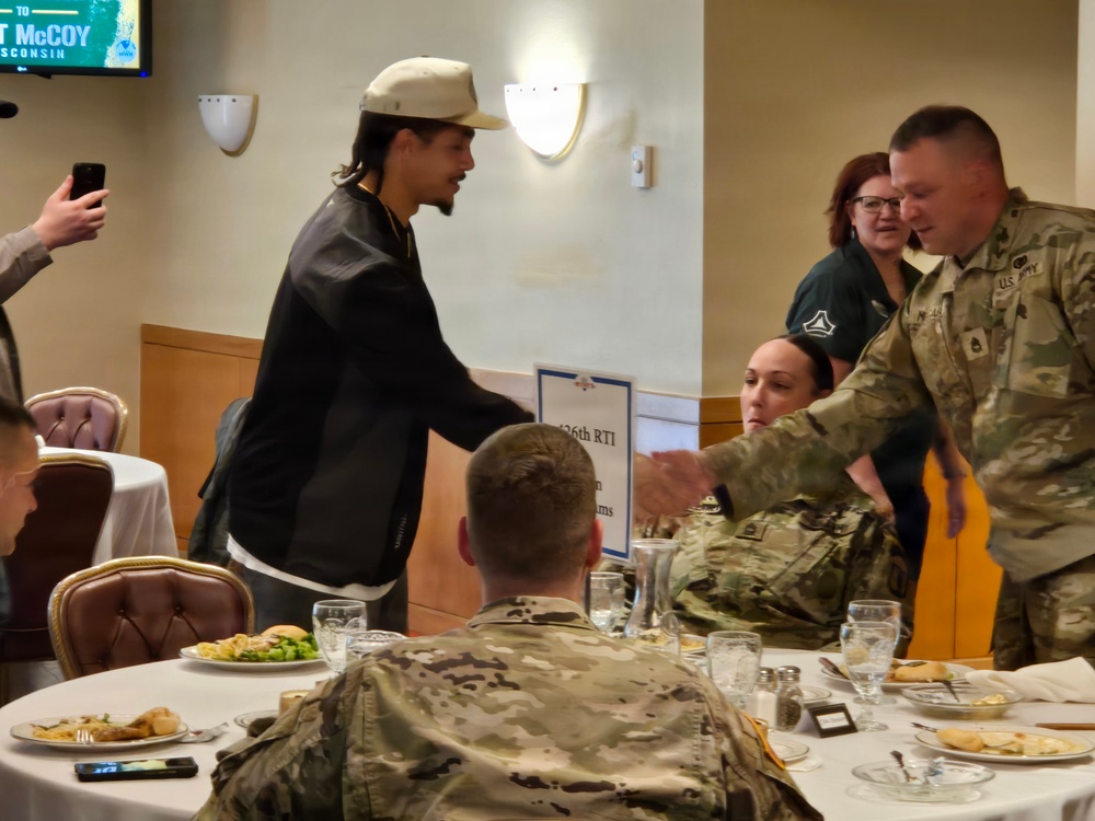 2026 Green Bay Packers Tailgate Tour makes stop at Fort McCoy; visits with Soldiers, Challenge Academy cadets