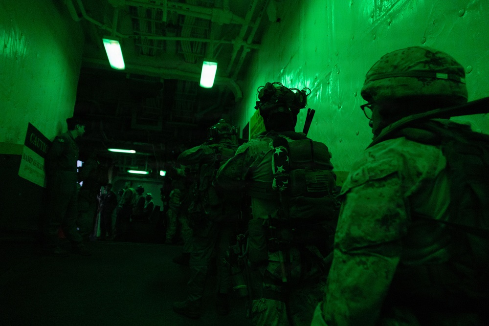 Marines board M/V Blue Star III